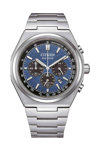 CITIZEN Eco-Drive Chronograph Silver Titanium Bracelet