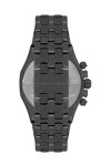 BEVERLY HILLS POLO CLUB Dual Time Black Stainless Steel Bracelet