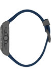 BEVERLY HILLS POLO CLUB Dual Time Blue Rubber Strap