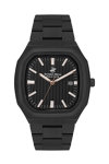 BEVERLY HILLS POLO CLUB Black Stainless Steel Bracelet