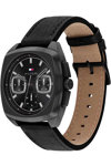 TOMMY HILFIGER Casual Black Leather Strap