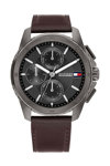 TOMMY HILFIGER Casual Brown Leather Strap