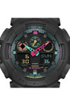 G-SHOCK Dual Time Chronograph Black Rubber Strap