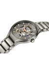 RADO True Round Automatic Open Heart Grey Ceramic Bracelet (R27108112)