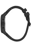 QUANTUM Adrenaline Dual Time Black Silicone Strap