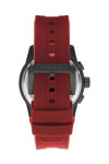 QUANTUM Adrenaline Dual Time Bordeaux Silicone Strap