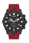 QUANTUM Hunter Chronograph Red Silicone Strap