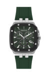 QUANTUM Hunter Chronograph Green Silicone Strap