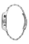 QUANTUM Powertech Dual Time Silver Metallic Bracelet