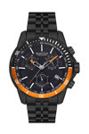 QUANTUM Powertech Chronograph Black Metallic Bracelet