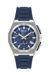 QUANTUM Powertech Chronograph Blue Silicone Strap