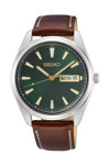 SEIKO Essential Time Brown Leather Strap