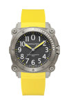 HAMILTON Khaki Navy BeLOWZERO Automatic Yellow Rubber Strap