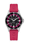 HAMILTON Khaki Navy Scuba Automatic Pink Rubber Strap