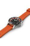 HAMILTON Khaki Navy Scuba Automatic Orange Rubber Strap