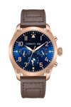 CERRUTI Calenzano Chronograph Brown Leather Strap