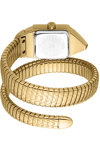 ROBERTO CAVALLI Snake Core Crystals Gold Stainless Steel Bracelet