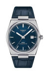 TISSOT T-Classic PRX Powermatic 80 Blue Leather Strap