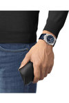 TISSOT T-Classic PRX Powermatic 80 Blue Leather Strap