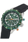 NAUTICA NST Chronograph Black Silicone Strap