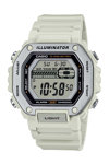 CASIO Collection Dual Time Chronograph White Plastic Strap