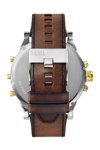 DIESEL Mr Daddy 2.0 Quad Time Chronograph Brown Leather Strap