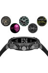 POLICE My.Avatar Smartwatch Black Silicone Strap