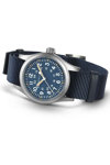 HAMILTON Khaki Field Mechanical Blue Fabric Strap