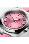 LONGINES Conquest Automatic Pink Rubber Strap