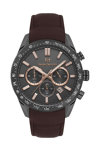 SERGIO TACCHINI Gents Chronograph Brown Leather Bracelet