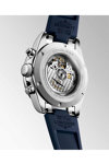 LONGINES Conquest Automatic Chronograph Blue Rubber Bracelet