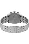 Q TIMEX Chronograph Silver Stainless Steel Bracelet