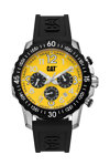 CATERPILLAR Downforce Chronograph Black Silicone Strap