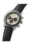 SEIKO Prospex 'Racing Sports' Speedtimer Solar Chronograph Black Leather Strap