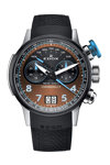 EDOX Chronorally Chronograph Black Rubber Strap