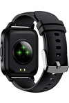 EGOBOO M5 Pop Up Smartwatch Black Silicone Strap