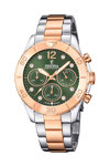 FESTINA Crystals Chronograph Two Tone Stainless Steel Bracelet