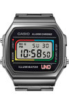 CASIO UNO Vintage Chronograph Black Stainless Steel Bracelet