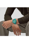 SWATCH Big Bold Colors Of Joy Turquoise Biosourced Bracelet