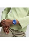 SWATCH Big Bold Colors Of Joy Blue Biosourced Bracelet