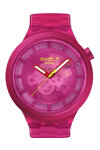 SWATCH Big Bold Colors Of Joy Pink Biosourced Bracelet