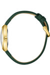 LEE COOPER Crystals Green Leather Strap