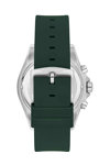 QUANTUM Powertech Chronograph Green Silicone Strap