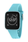 MORELLATO M-01 Crystals Smartwatch Light Blue Plastic Strap