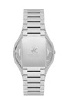 BEVERLY HILLS POLO CLUB Slim Tech 5 Silver Stainless Steel Bracelet