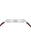 BEVERLY HILLS POLO CLUB Slim Tech 5 Brown Leather Strap