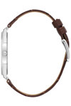 BEVERLY HILLS POLO CLUB Slim Tech 5 Brown Leather Strap