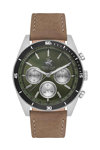 BEVERLY HILLS POLO CLUB Brown Leather Strap