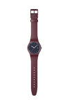 SWATCH Essentials Burgundy Berry Bordeaux Biosourced Strap