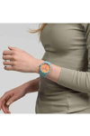 SWATCH Essentials Juicy Apricot Chronograph Turqoise Silicone Strap